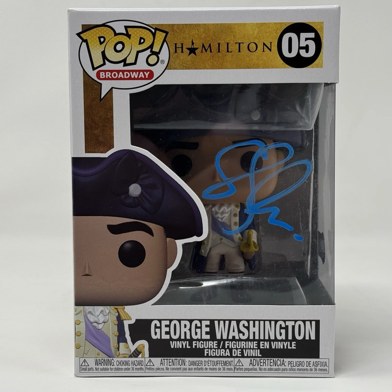 Christopher Jackson — Christopher Jackson Signed Hamilton George Washington Funko Pop #05 Beckett COA, изображение 2