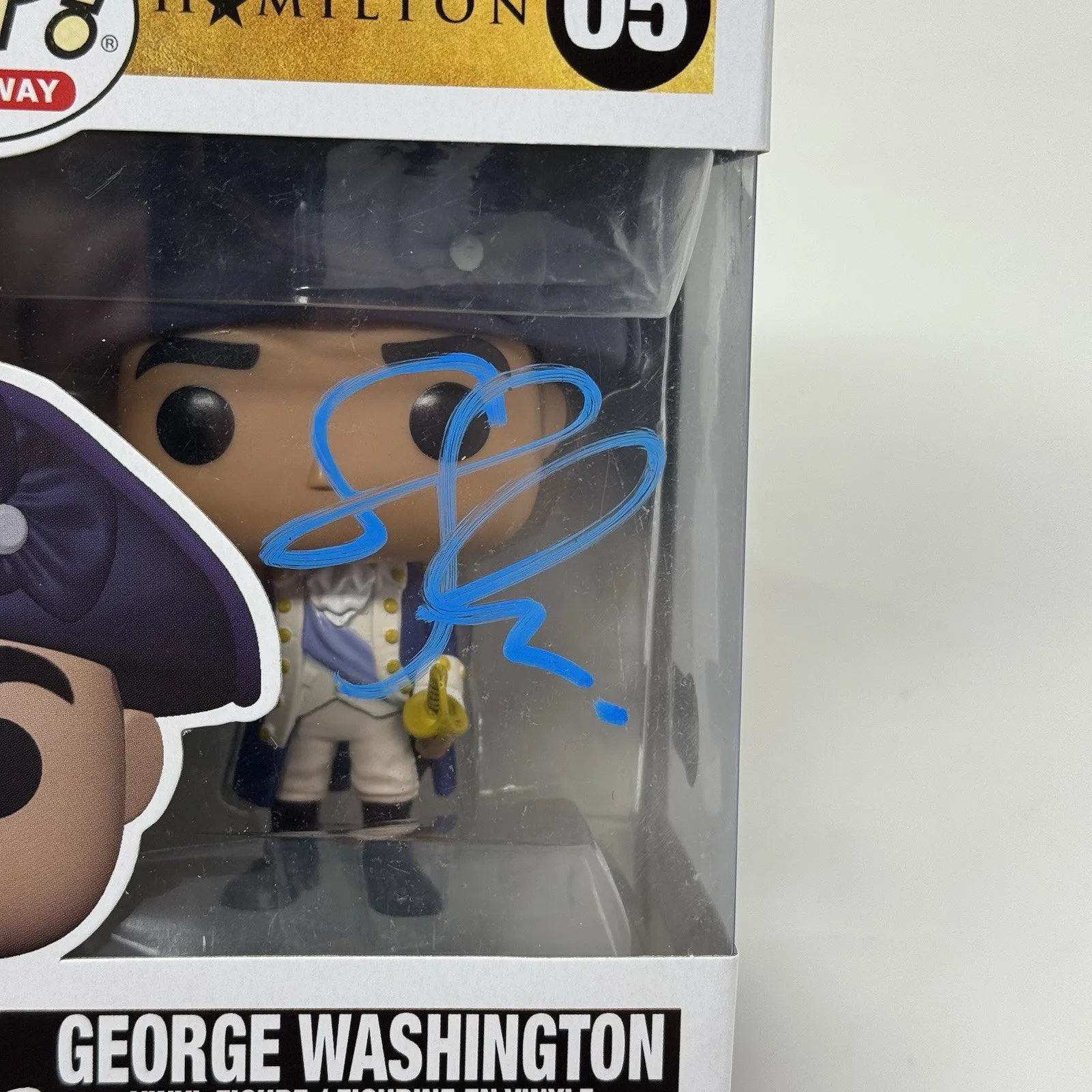 Christopher Jackson — Christopher Jackson Signed Hamilton George Washington Funko Pop #05 Beckett COA, изображение 3
