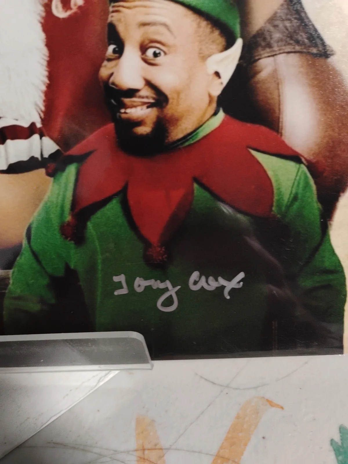 billy bob thornton, tony cox — BAD SANTA Tony Cox Signed 8x10 Photo BECKETT COA, image 2