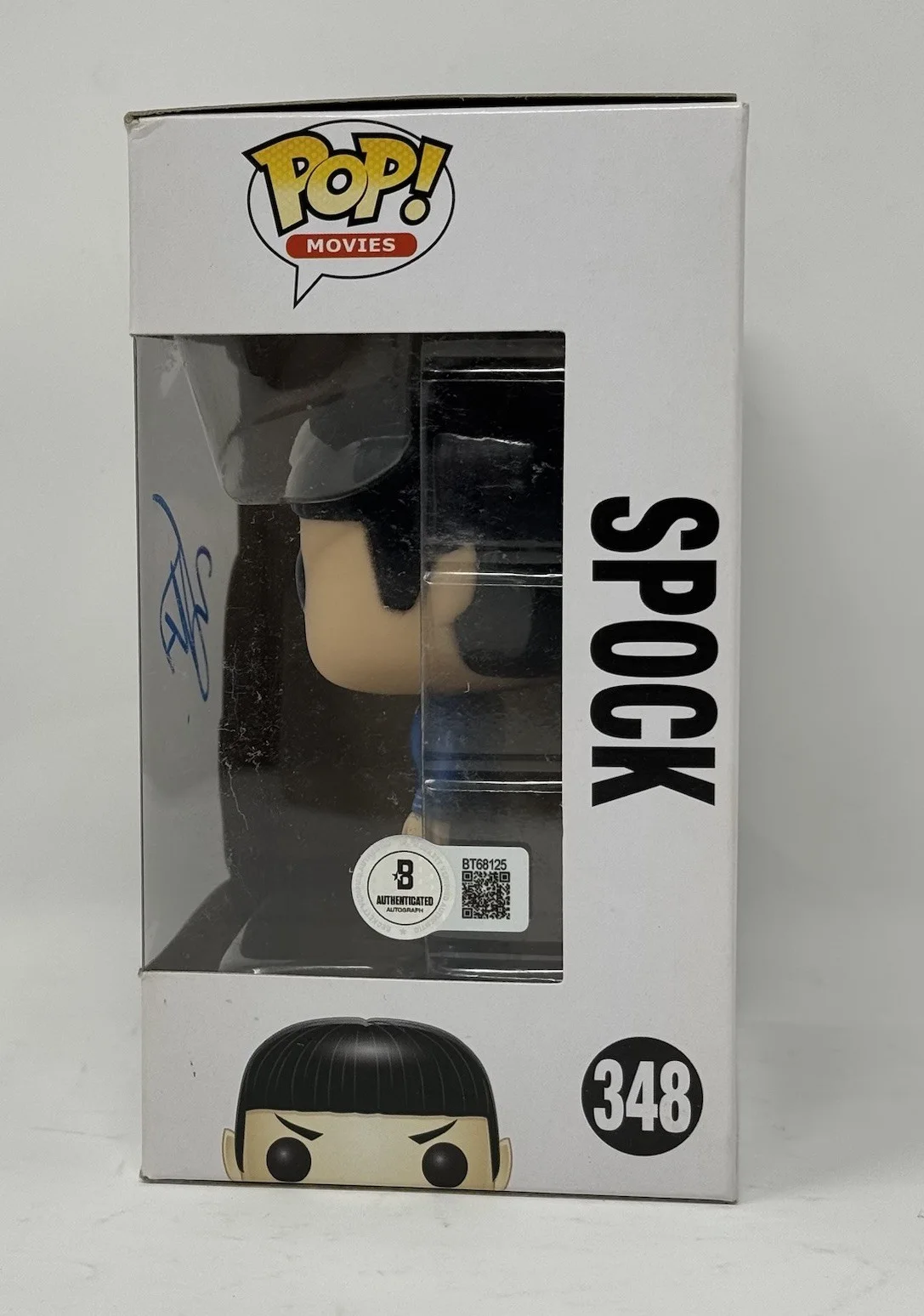 Zachary Quinto — Zachary Quinto Signed Star Trek Beyond Spock Funko Pop 348 Autograph Beckett COA, изображение 4