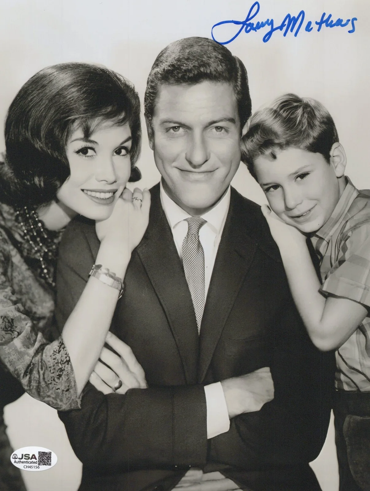 Larry Matthews — LARRY MATTHEWS Signed DICK VAN DYKE SHOW 8x10 Photo RITCHIE Autograph JSA COA