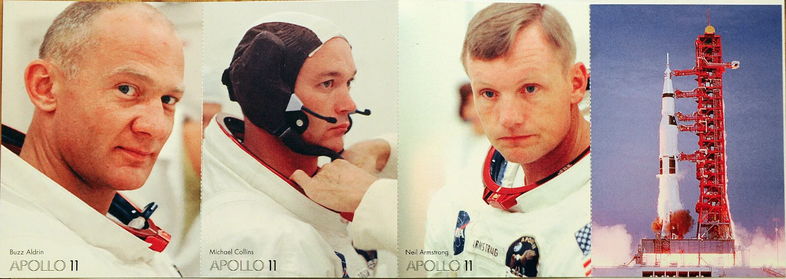 APOLLO 11 & ARMSTRONG FILM POSTCARDS - NEIL ARMSTRONG FIRST MOON LANDING, изображение 5