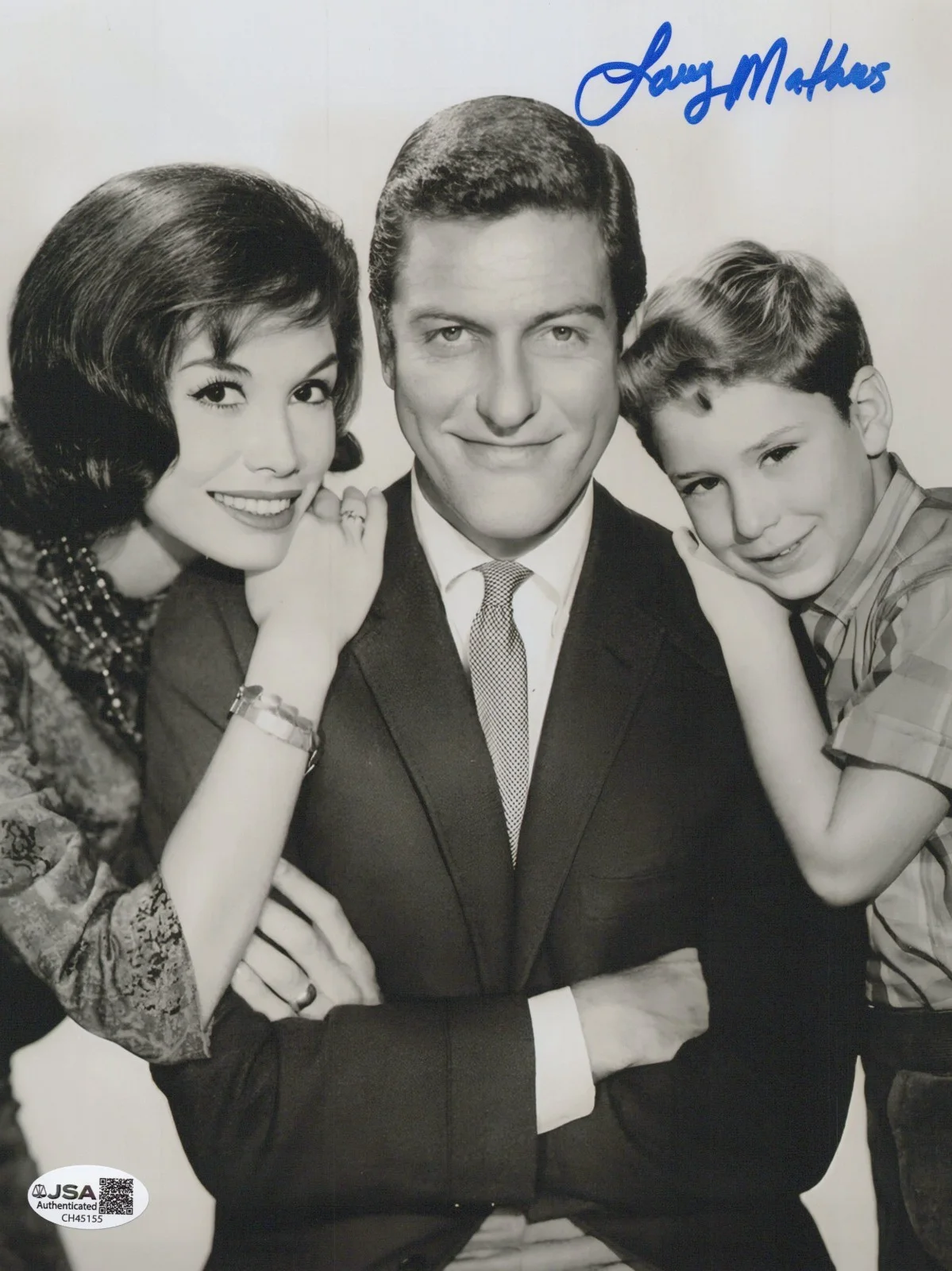 Larry Matthews — LARRY MATTHEWS Signed DICK VAN DYKE SHOW 8x10 Photo RITCHIE Autograph JSA COA