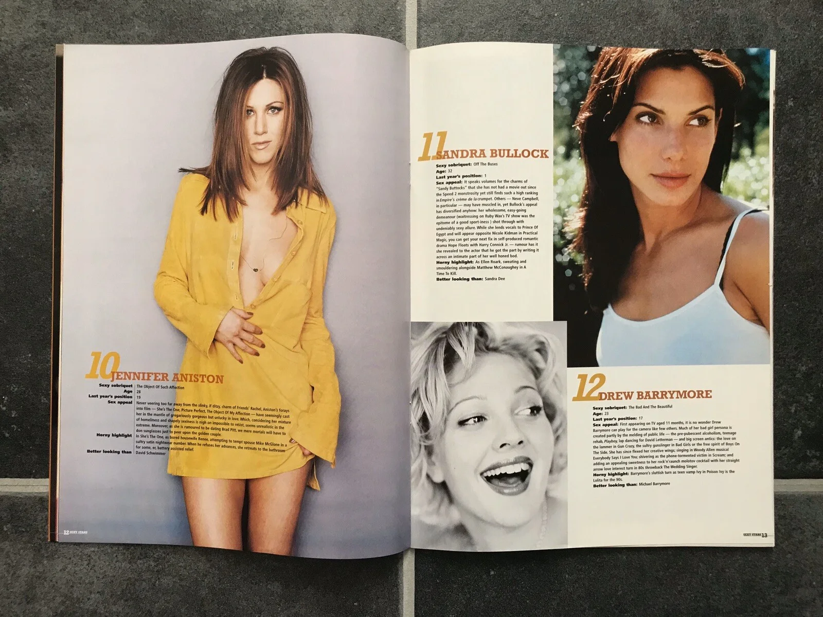 EMPIRE 100 SEXIEST Sexy Movie Photo COURTNEY COX DENISE RICHARDS CAMERON DIAZ, изображение 2