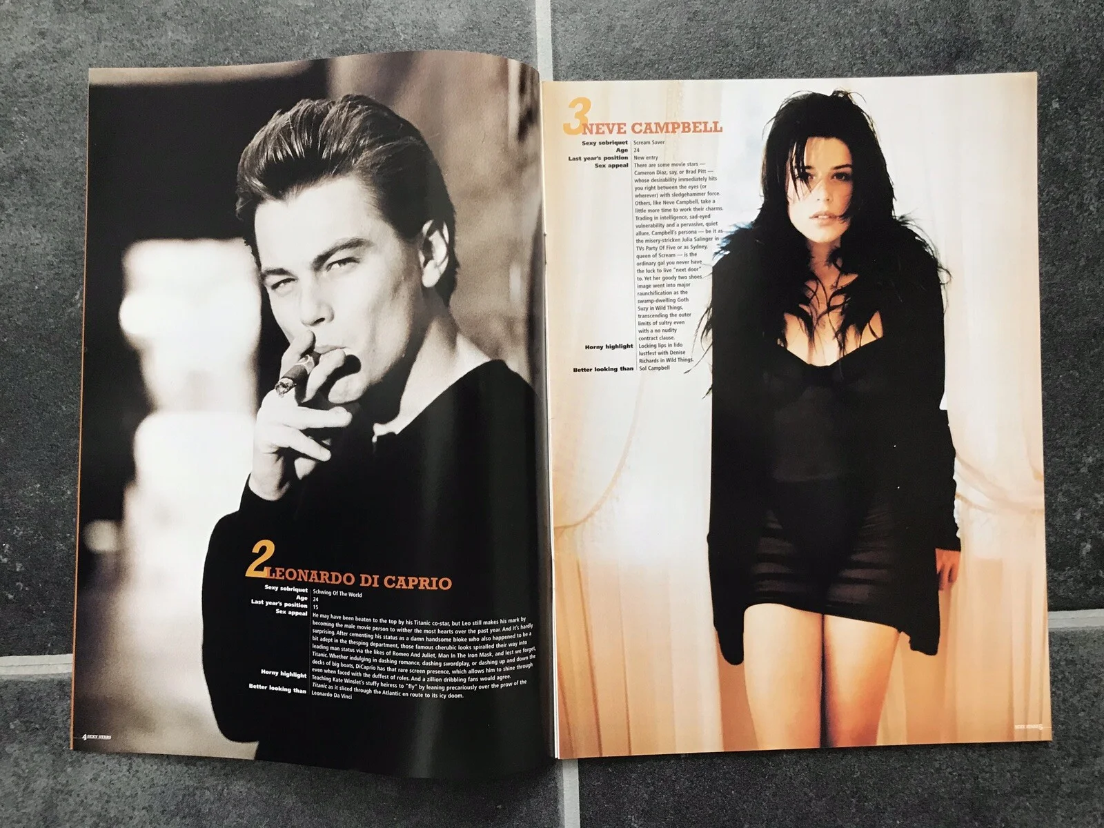 EMPIRE 100 SEXIEST Sexy Movie Photo COURTNEY COX DENISE RICHARDS CAMERON DIAZ, изображение 3