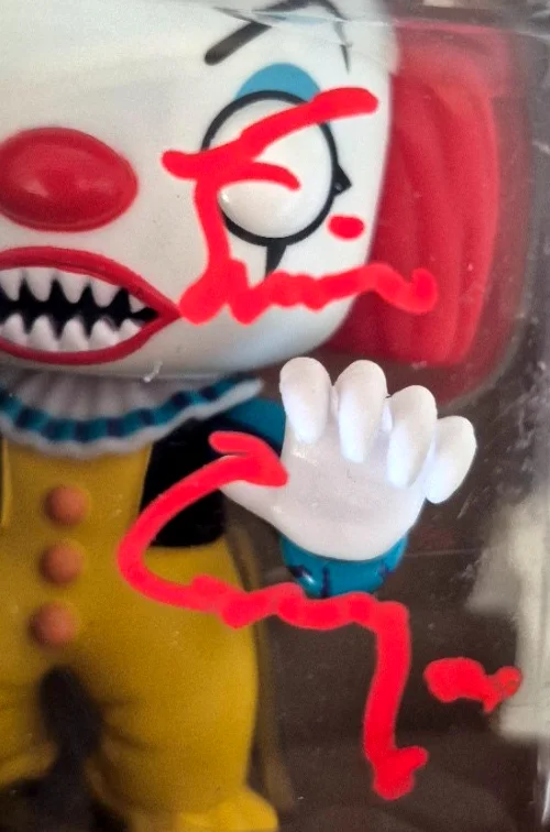 Tim Curry — TIM CURRY SIGNED AUTOGRAPHED PENNYWISE CLOWN FUNKO POP 55 RARE BECKETT BAS COA, image 3