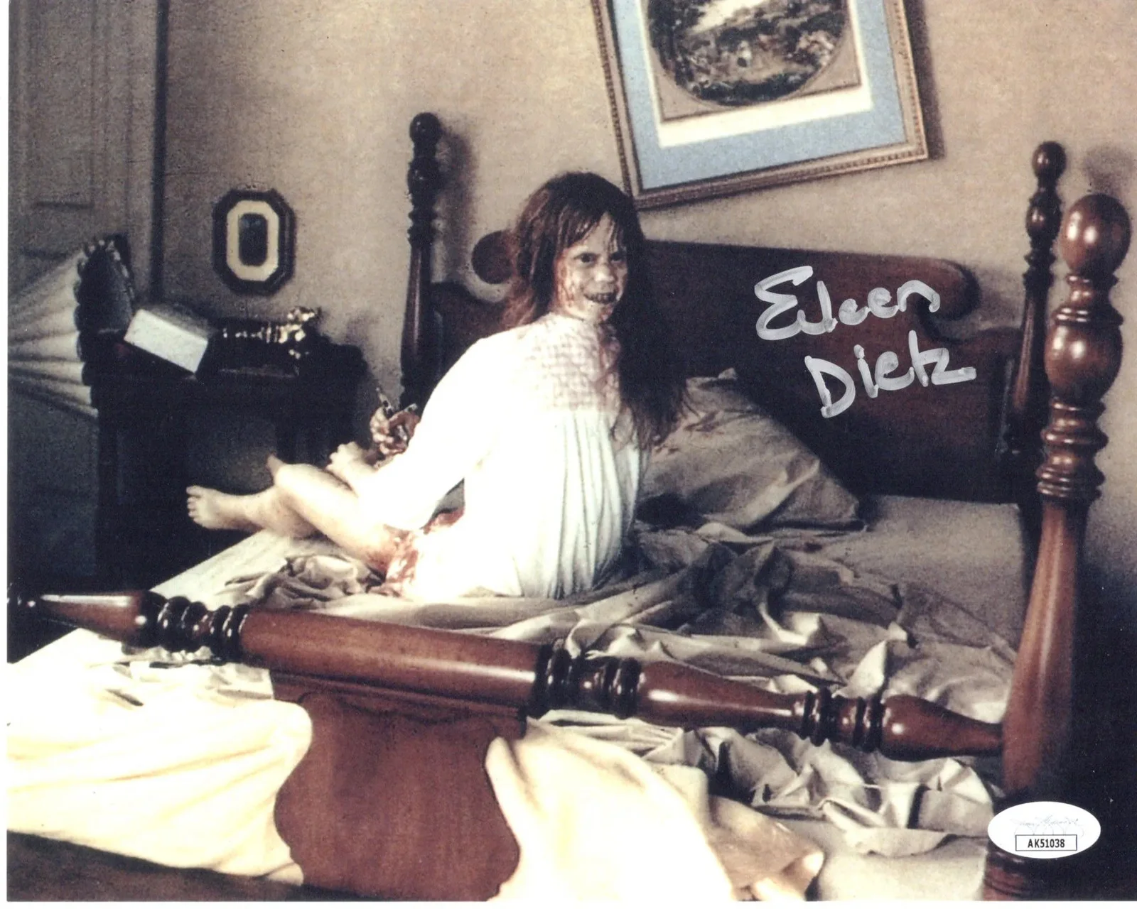 Eileen Dietz — Eileen Dietz signed 8x10 Photo Regan MacNeil The Exorcist JSA Authentication