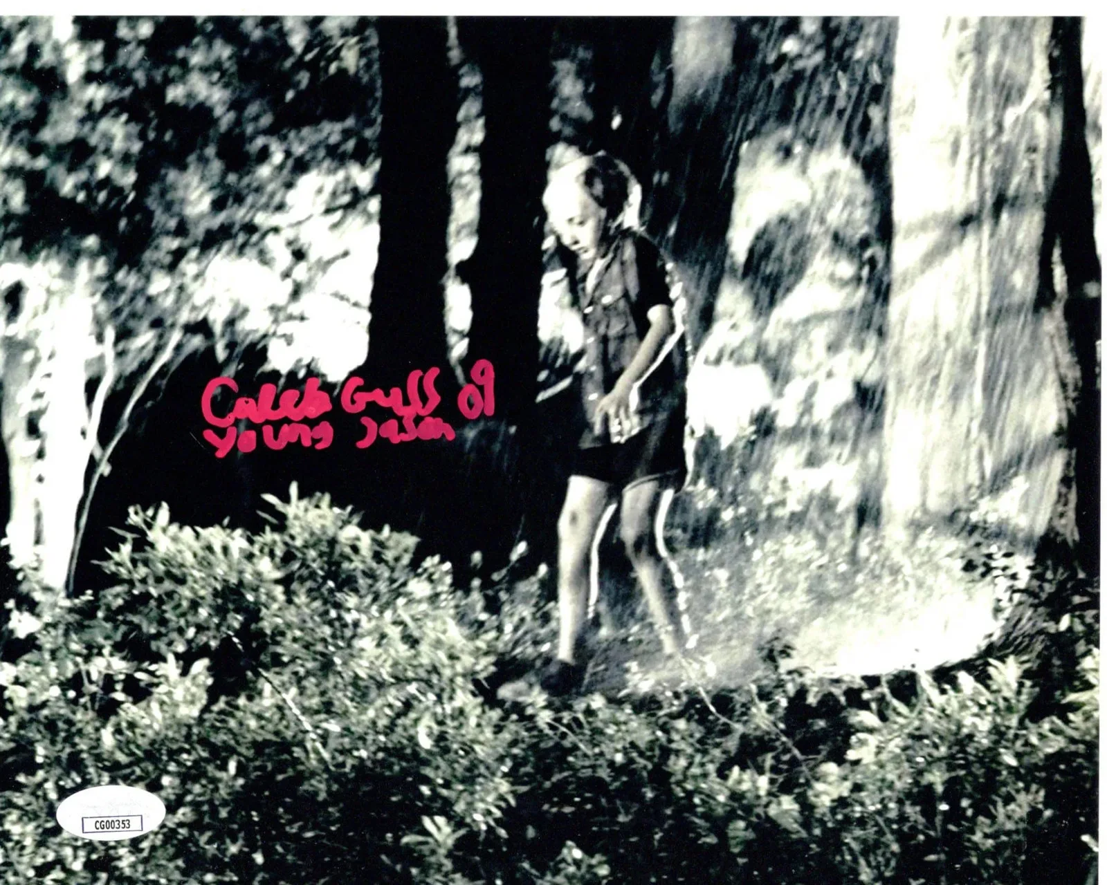 Caleb Guss — Caleb Guss signed 8x10 Photo Young Jason Voorhees Friday the JSA Authentication