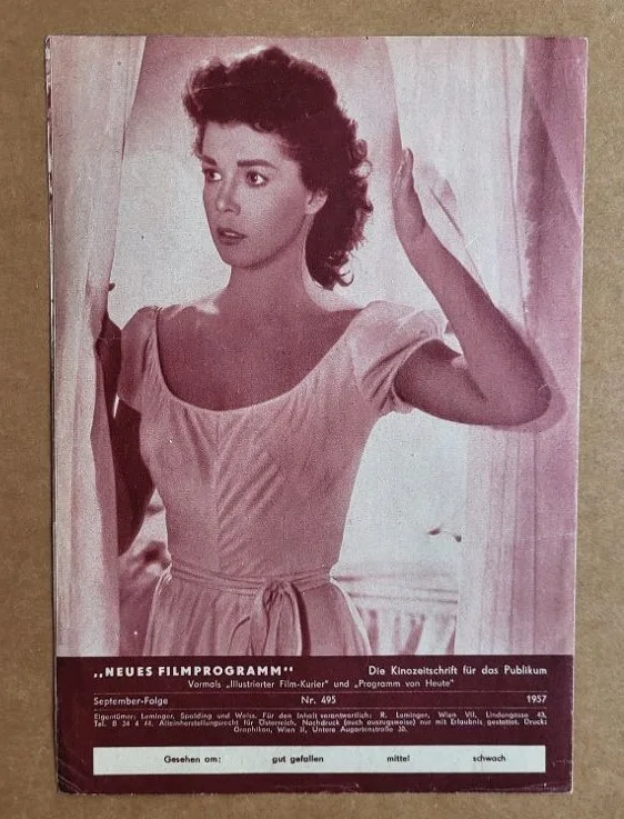 PAY THE DEVIL aka Man in the shadow 1957 Orson Welles Vintage German Programme, image 3
