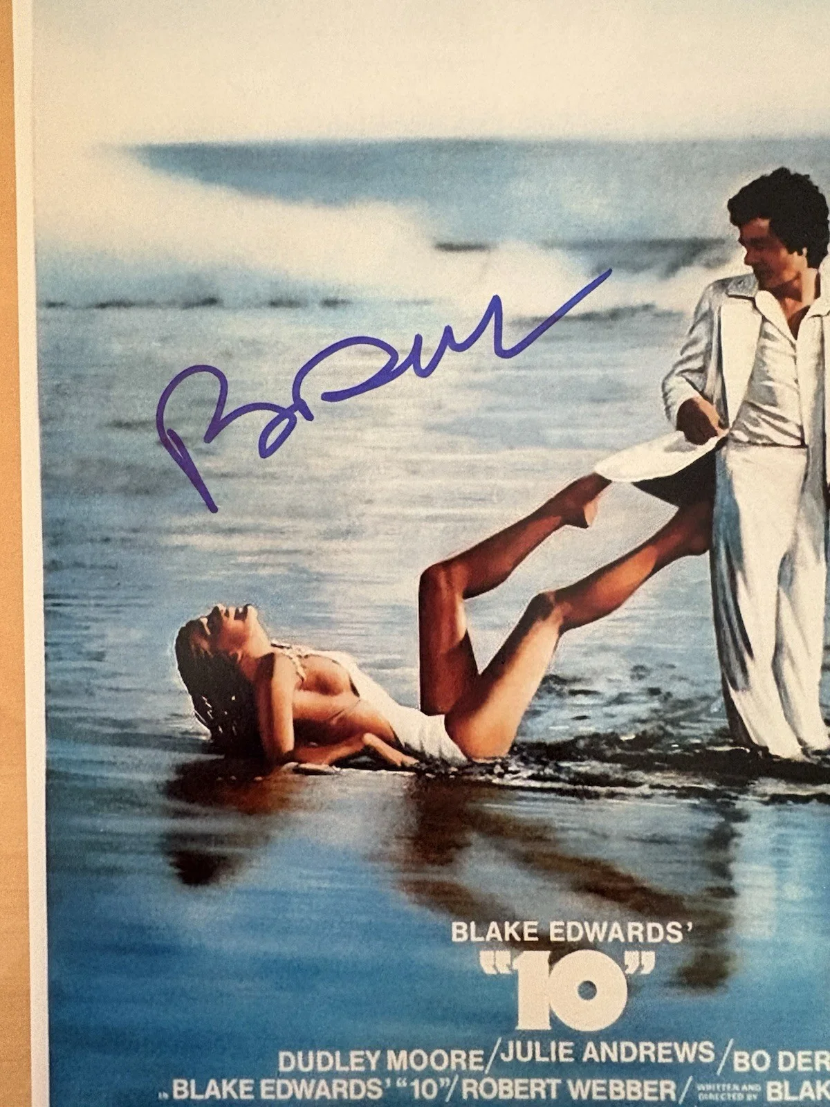 Bo Derek — Bo Derek “10” Signed 8x10 Poster Photo - BAS COA - Classic Beach Scene 1979, изображение 2