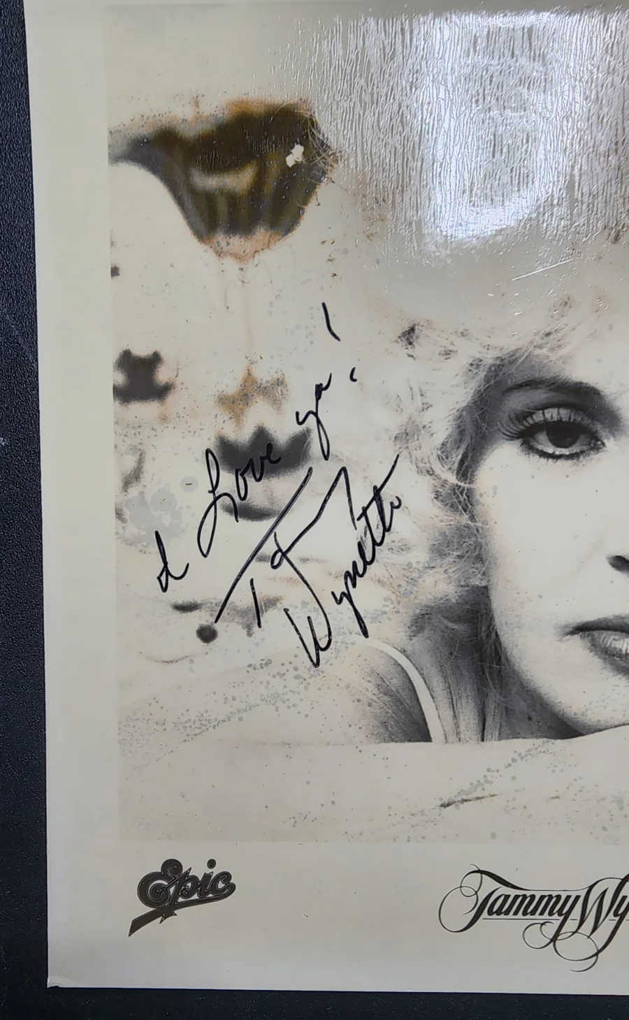 TAMMY WYNETTE SIGNED 8X10 PHOTO COUNTRY MUSIC - Epic, Penthouse, изображение 3