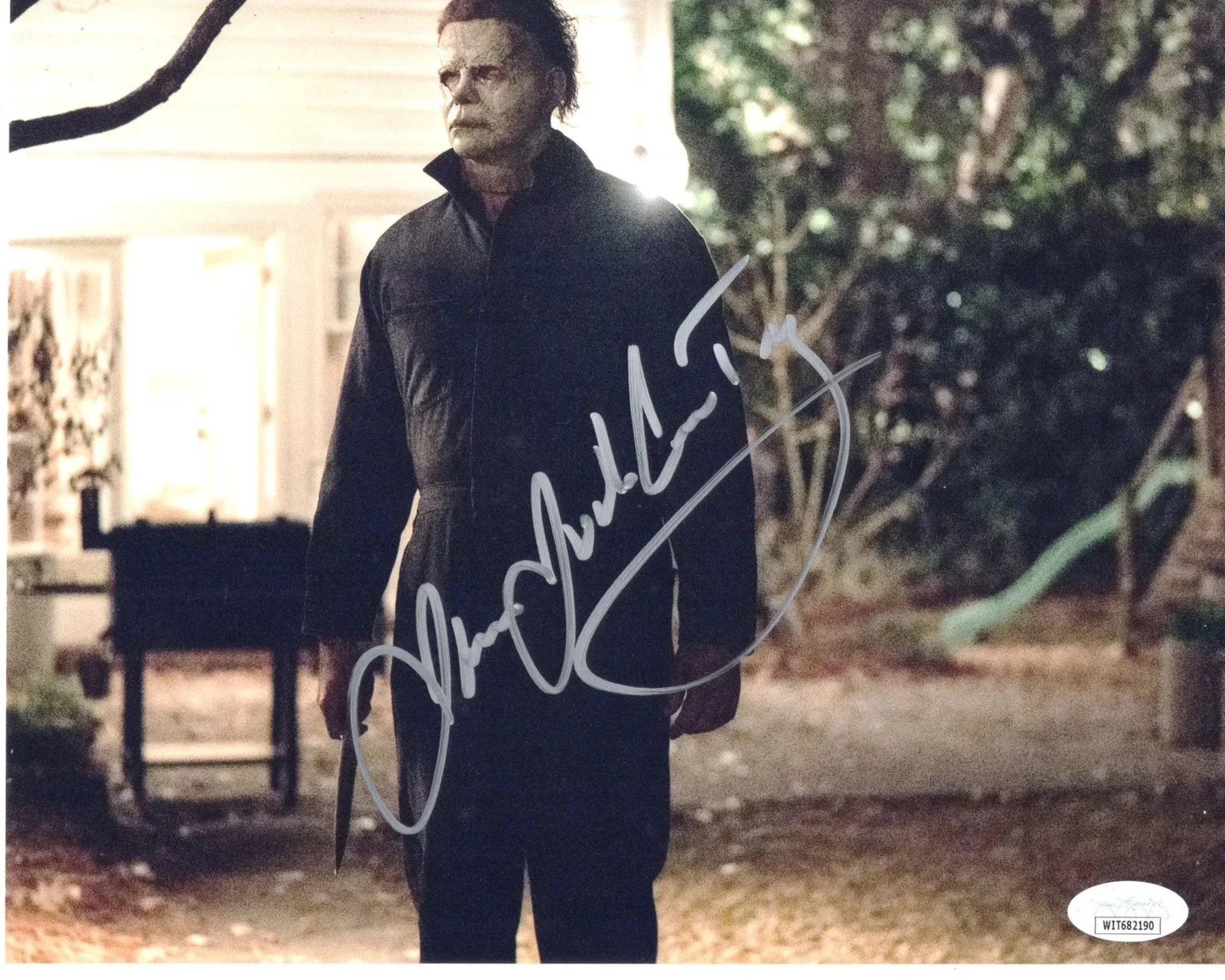 James Jude Courtney — James Jude Courtney signed 8x10 Photo Michael Myers Halloween 2018 JSA