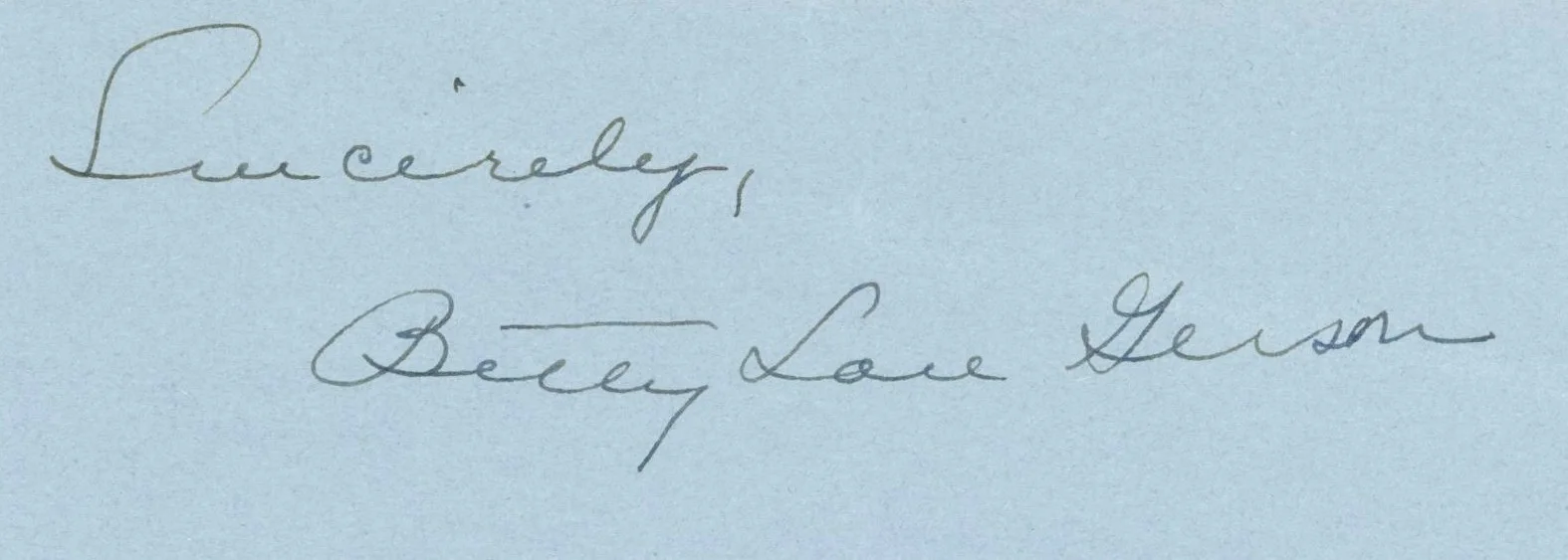 Betty Lou Gerson Autograph Letter Signed - Cruella de Vil, image 2