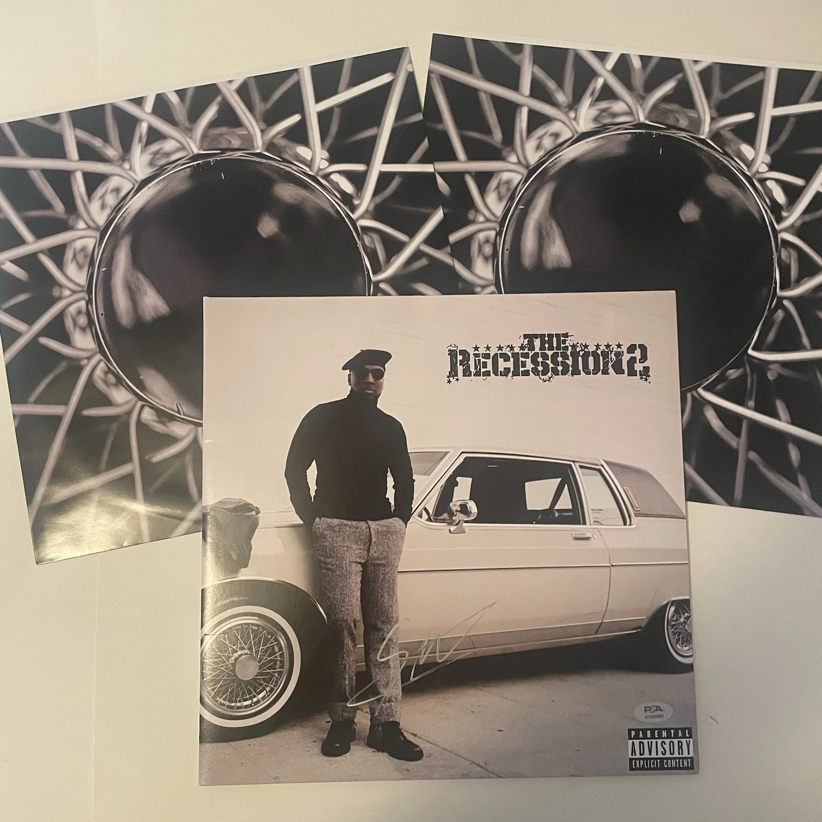 Jeezy Signed The Recession 2 LP Vinyl PSA/DNA Autographed Album, изображение 4