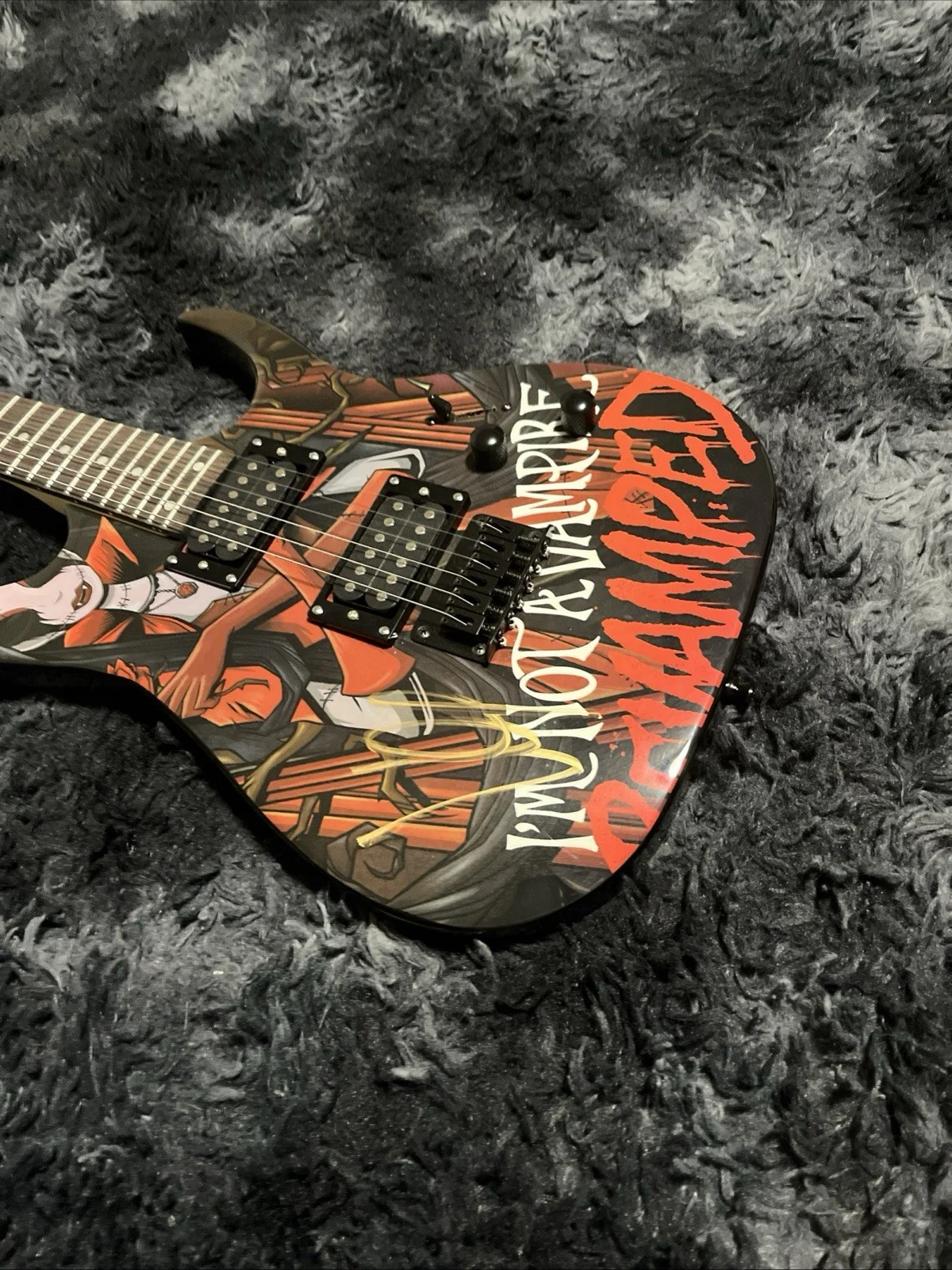 Falling In Reverse Guitar (SIGNED) Ronnie Radke, image 2