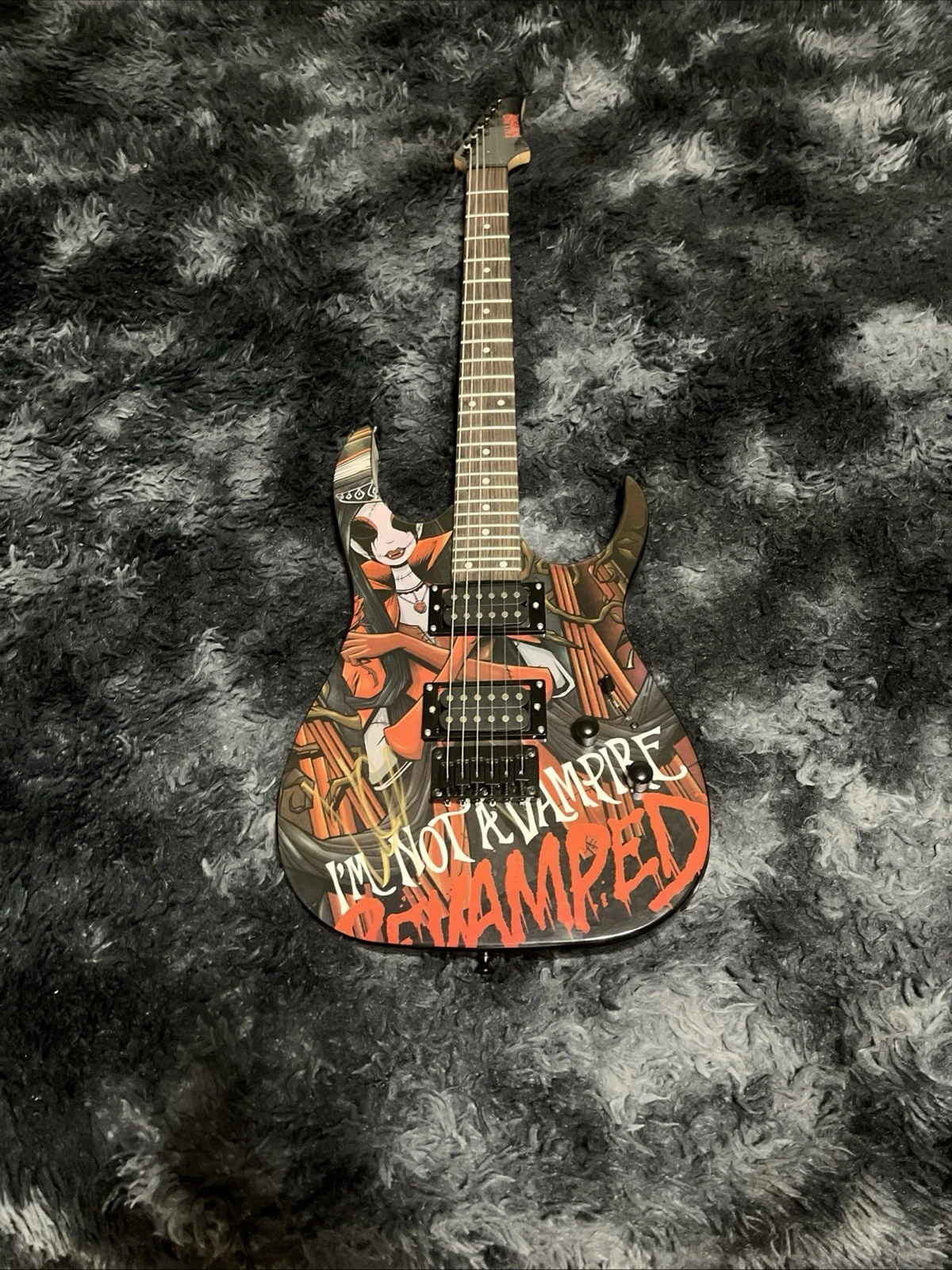 Falling In Reverse Guitar (SIGNED) Ronnie Radke, image 3