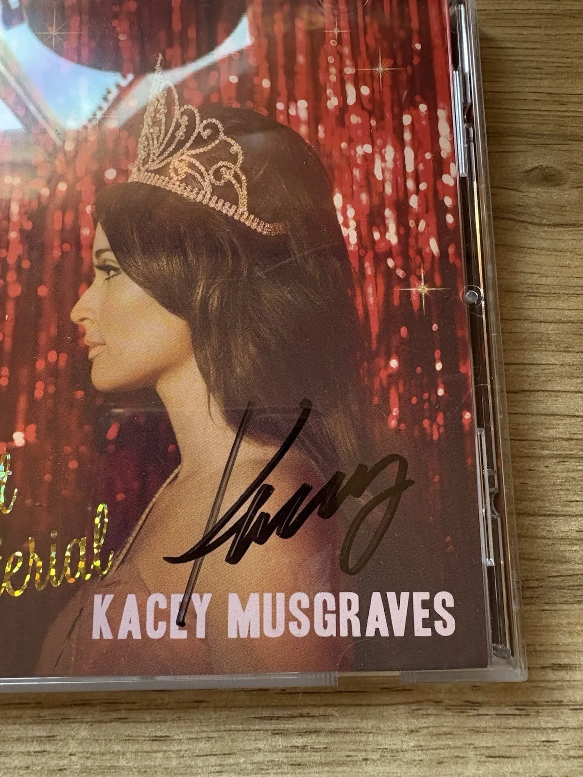 KACEY MUSGRAVES Pageant Material CD SIGNED 🖤, image 2