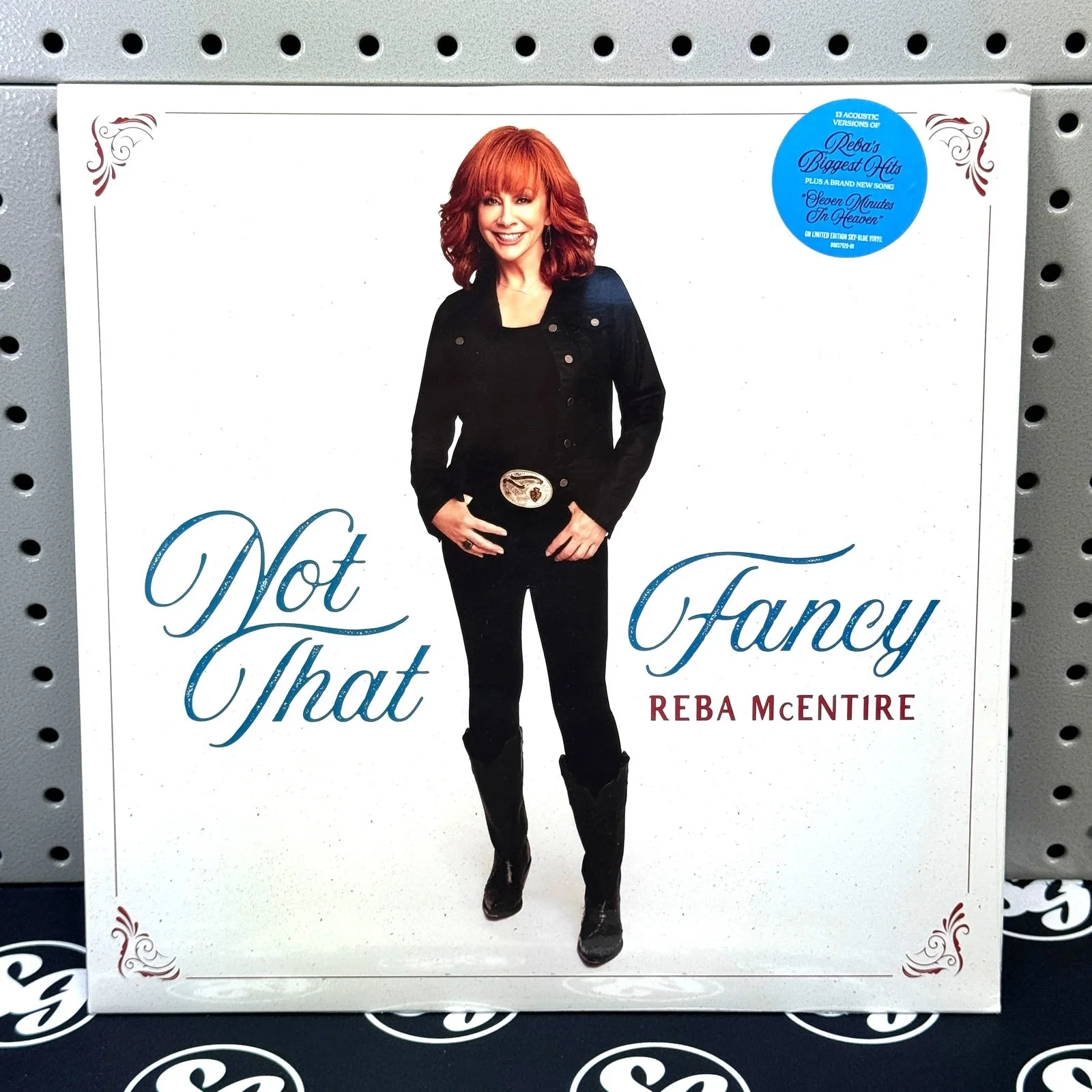 REBA MCENTIRE Signed "Not That Fancy" LP Vinyl Record Insert w/ New Record Auto, изображение 3