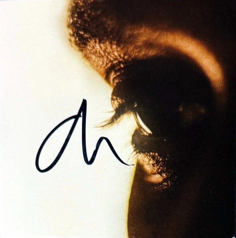 The Weeknd signed 2025 Hurry Up Tomorrow 3.75x3.75 Art Card Insert/CD/Case - COA, image 2