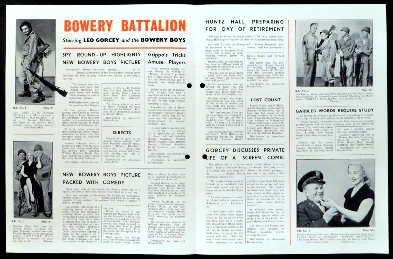 BOWERY BOYS - BLUES BUSTERS - JAIL BUSTERS - JALOPY - 7 CAMPAIGN BOOKS, image 2