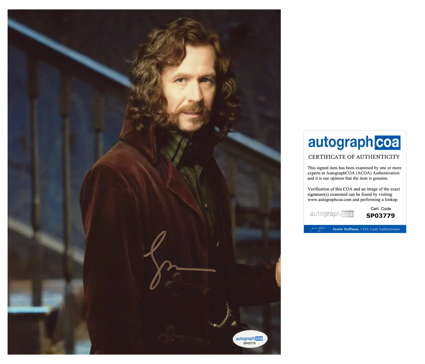 Gary Oldman Harry Potter Autographed Signed 8x10 Photo ACOA, image 2