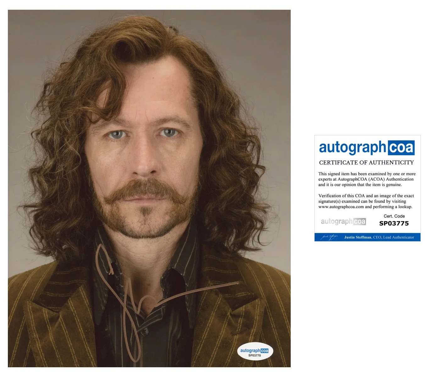 Gary Oldman Harry Potter Autographed Signed 8x10 Photo ACOA, image 2