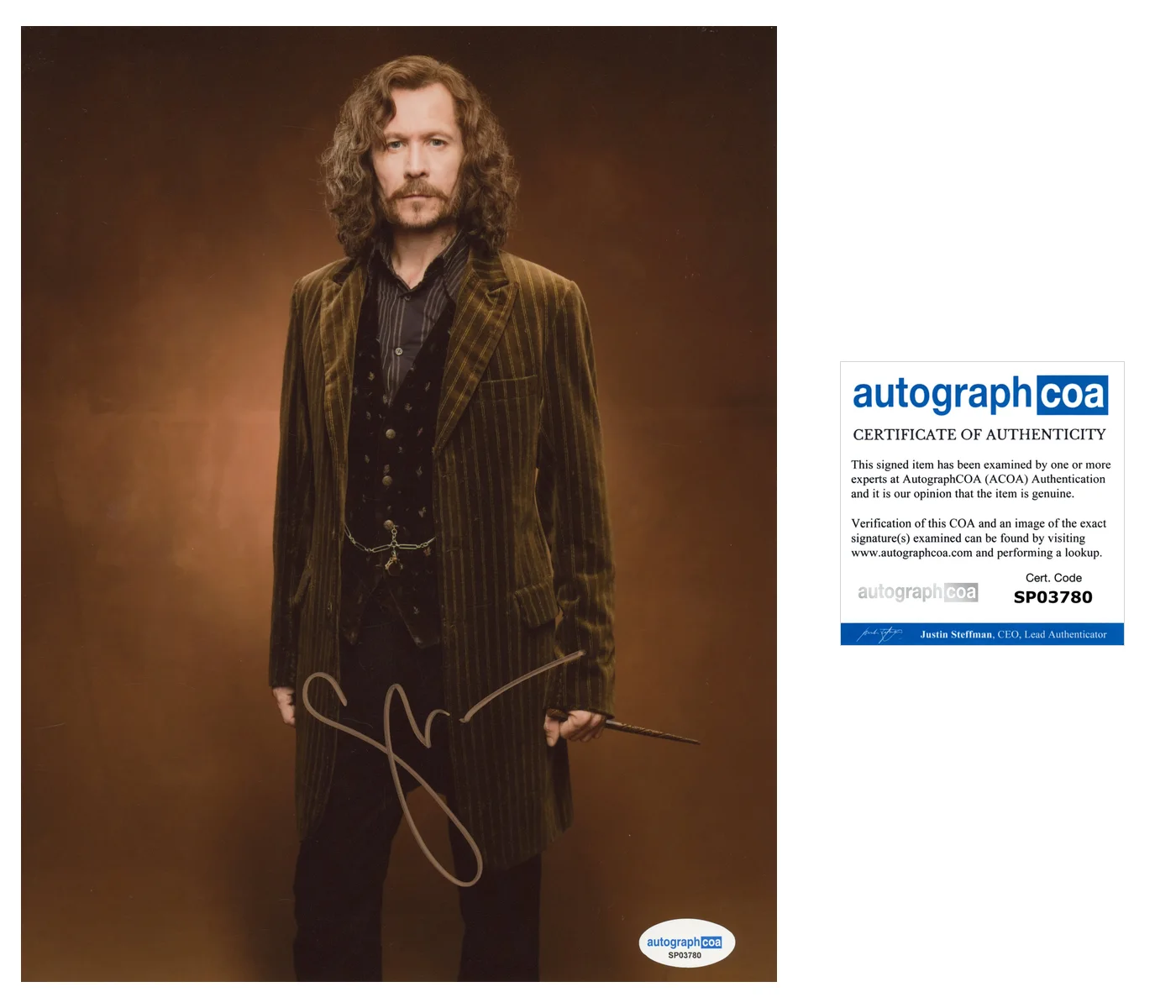 Gary Oldman Harry Potter Autographed Signed 8x10 Photo ACOA, image 2