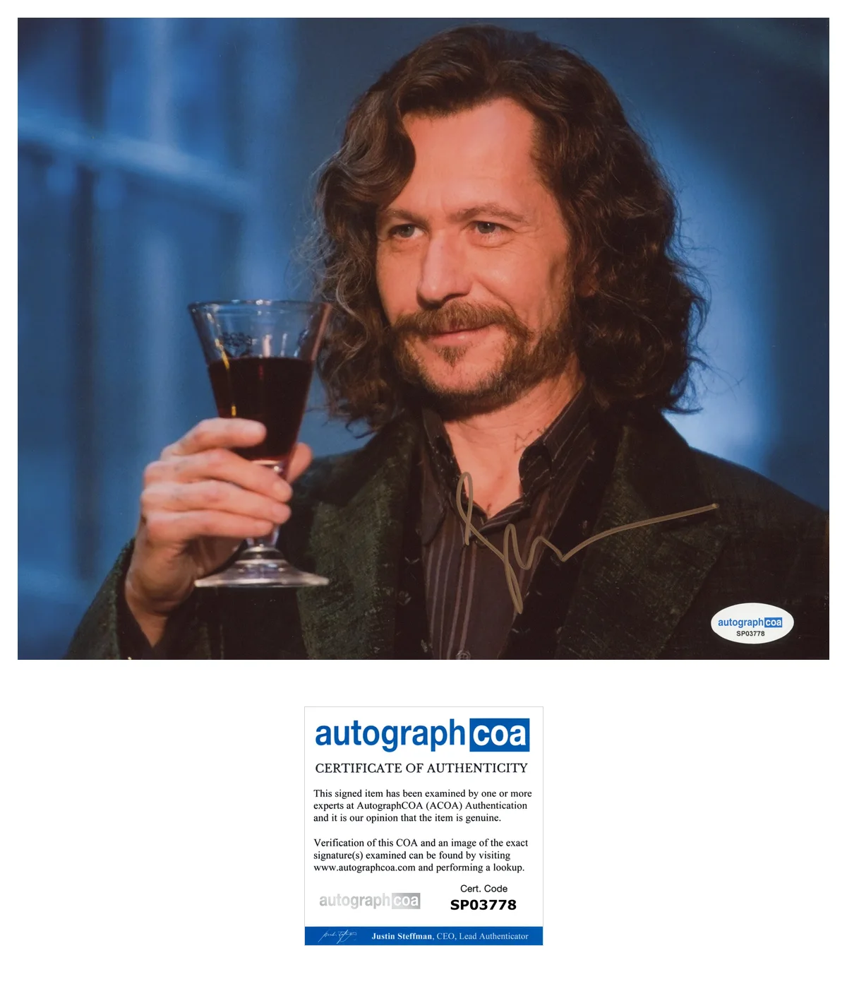 Gary Oldman Harry Potter Autographed Signed 8x10 Photo ACOA, image 2
