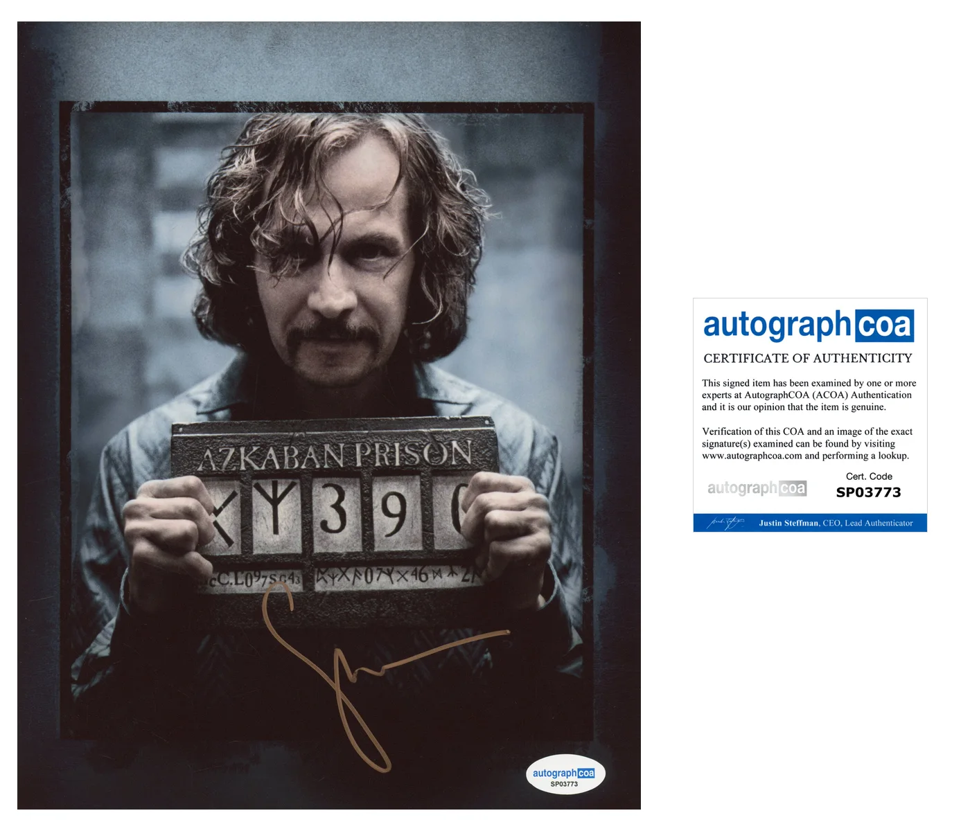 Gary Oldman Harry Potter Autographed Signed 8x10 Photo ACOA, image 2