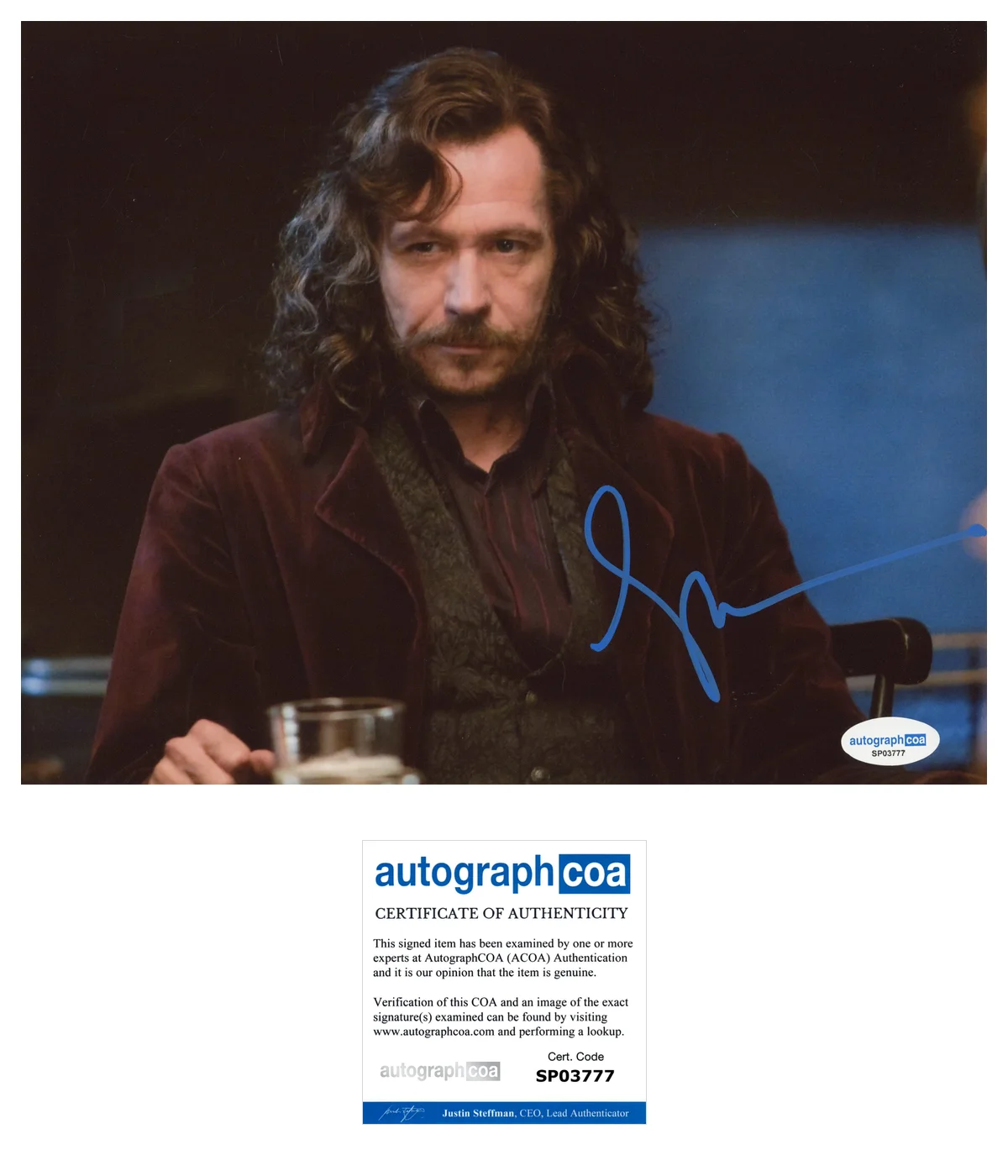 Gary Oldman Harry Potter Autographed Signed 8x10 Photo ACOA, изображение 2