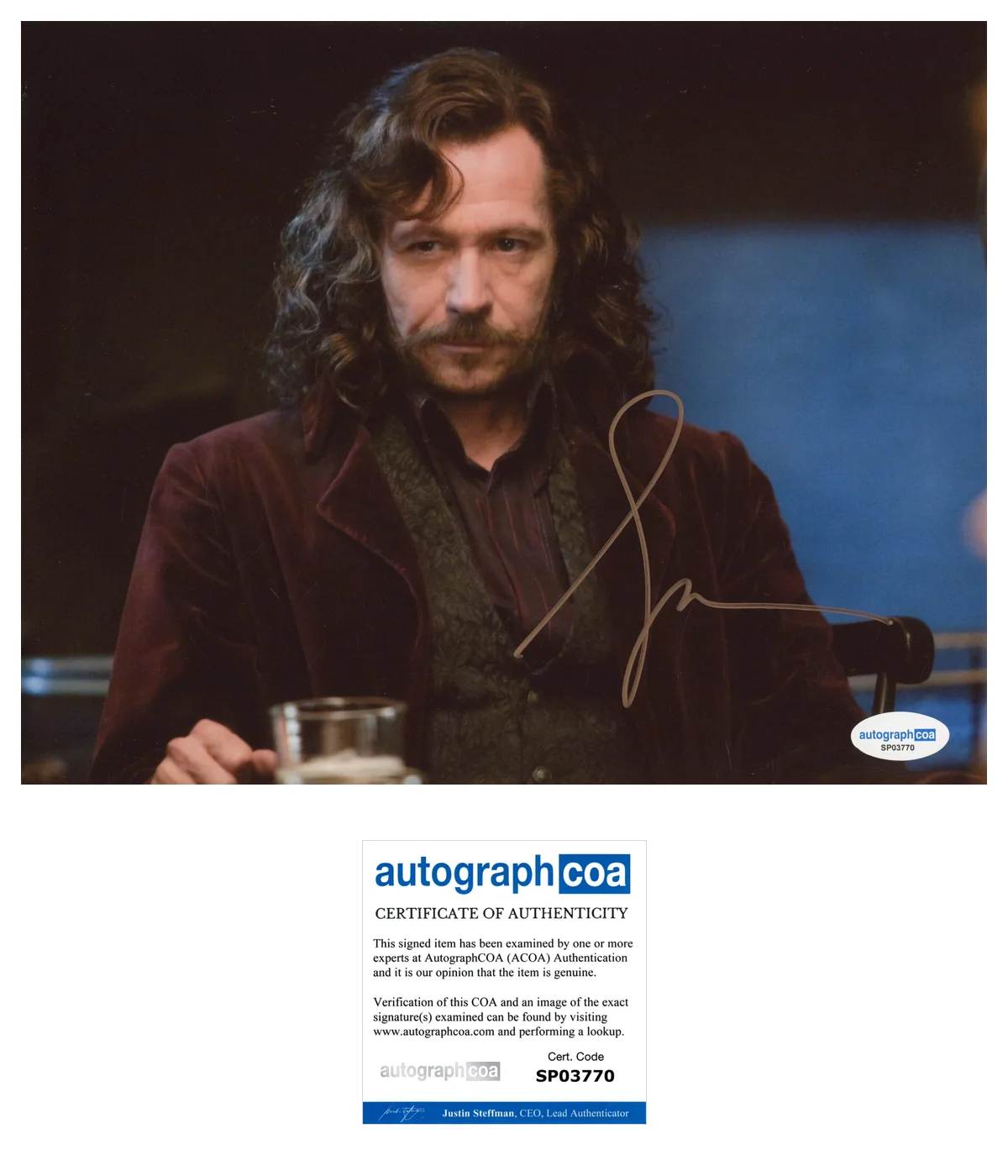 Gary Oldman Harry Potter Autographed Signed 8x10 Photo ACOA, image 2