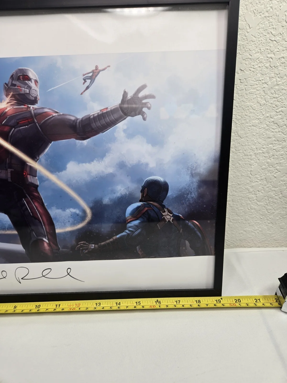 Paul Rudd — Paul Rudd Signed Autographed Ant Man Poster With Frame 19 X 13, image 2
