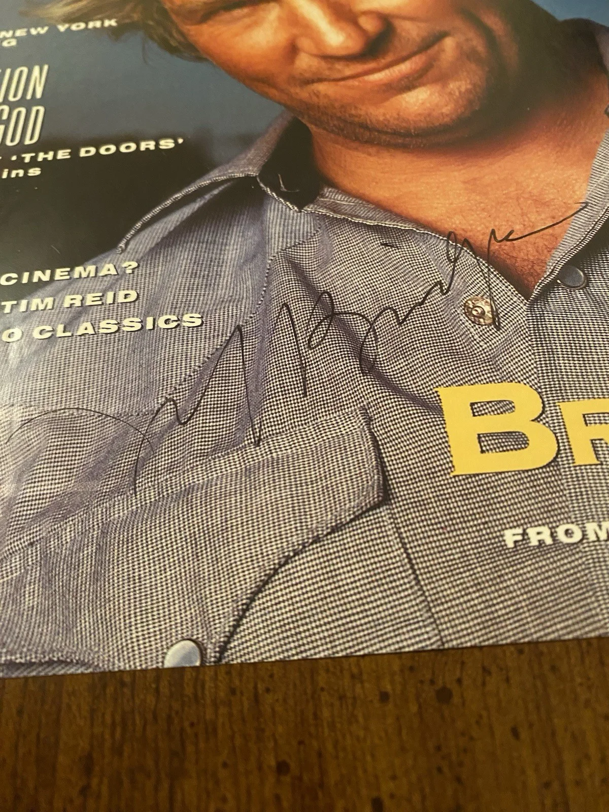 Jeff Bridges — Jeff Bridges Signed Autographed American Film Magazine w COA Last Picture Show, изображение 3