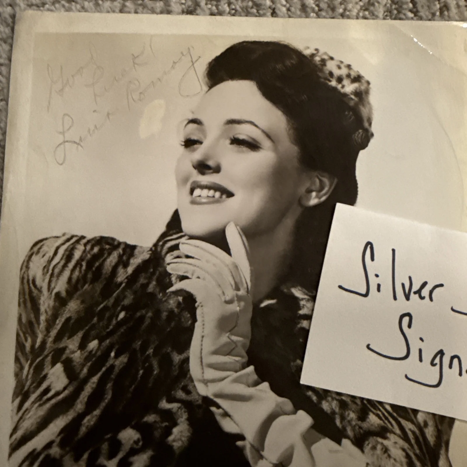 Lina Romay PHOTO Autograph COA JSA Signed 8x10 Vintage Original, image 4