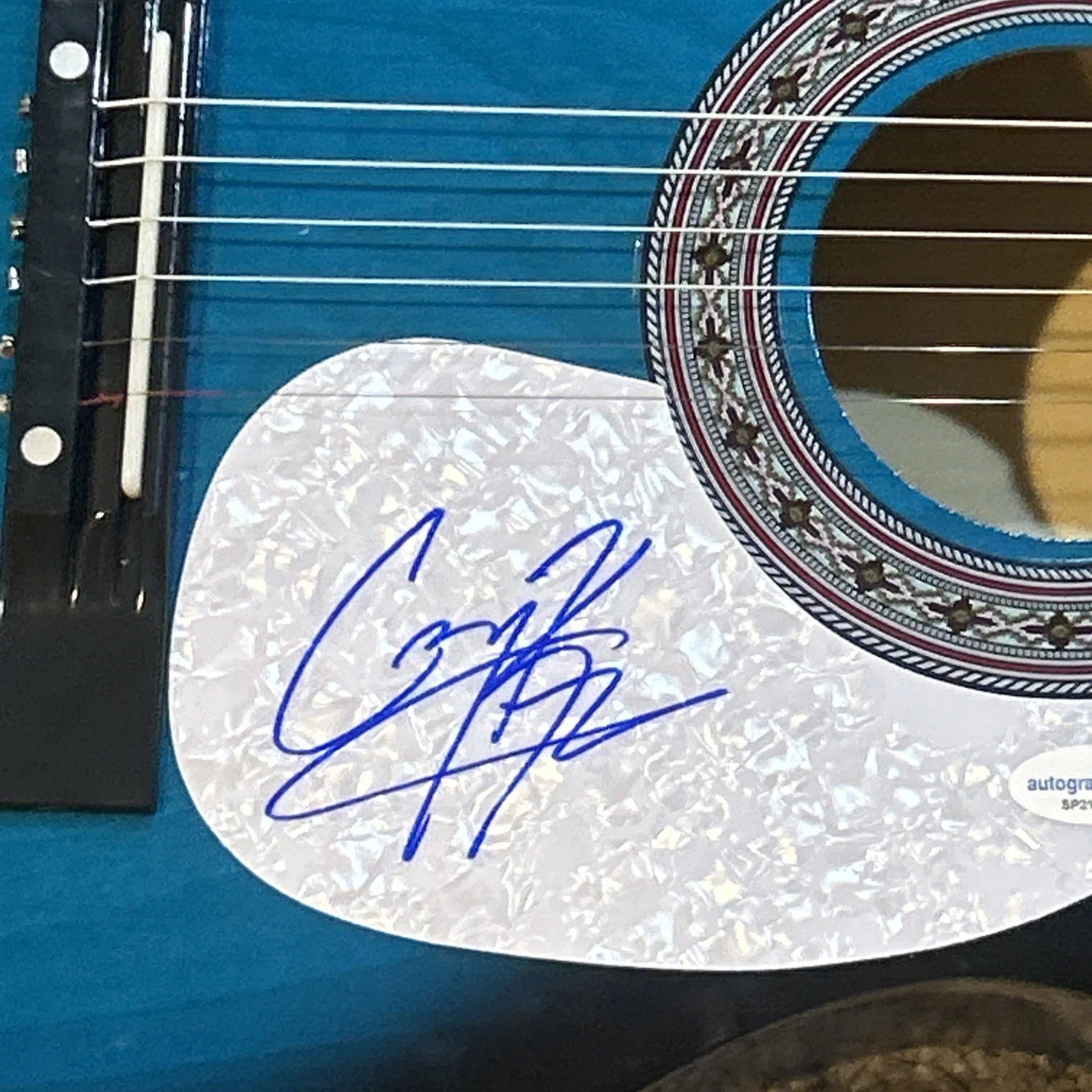 COREY KENT SIGNED AUTOGRAPH 38” ACOUSTIC GUITAR ACOA COUNTRY STAR THIS HEART, image 4