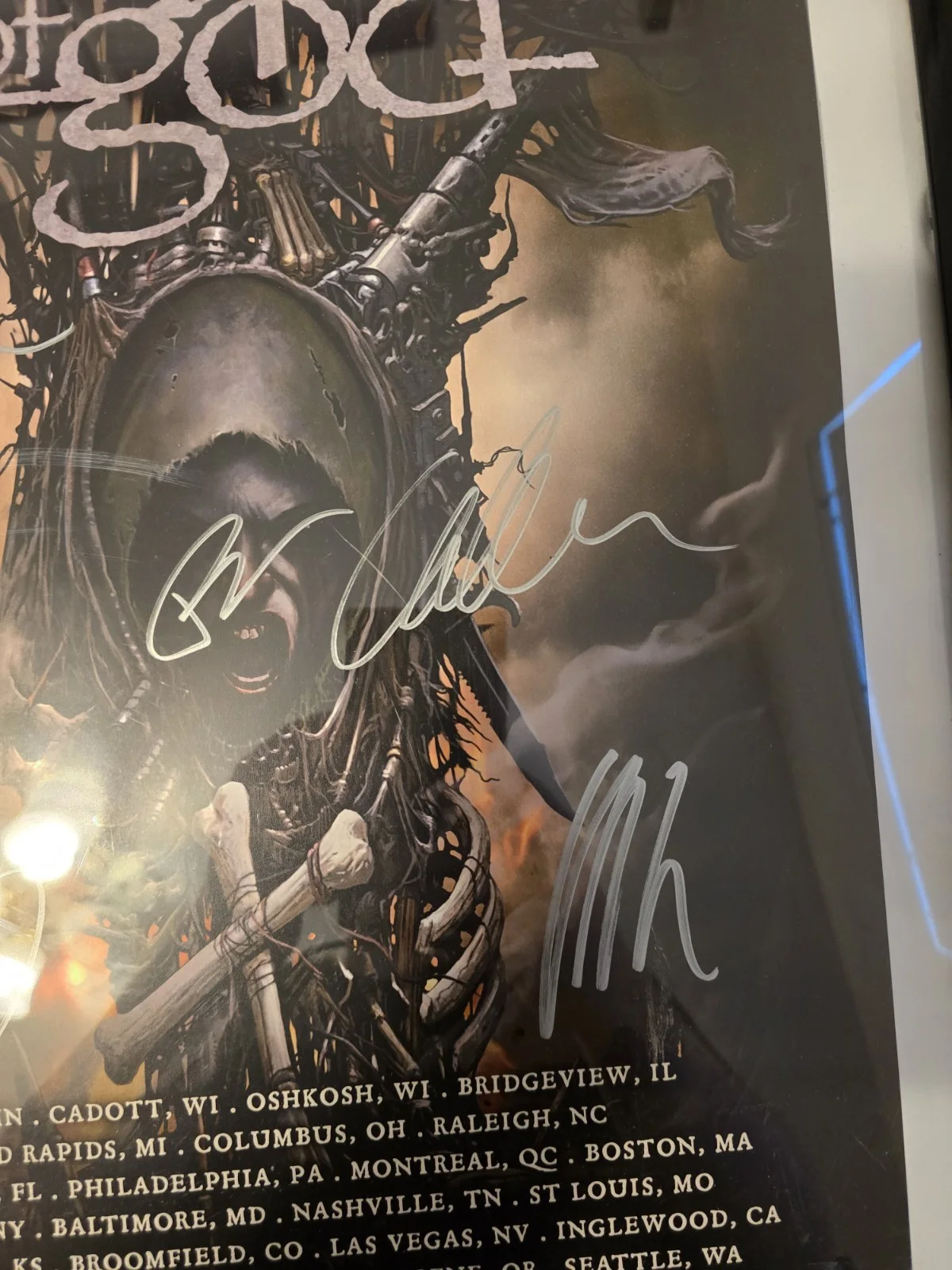 Lamb Of God Signed 13x19 Poster, image 2