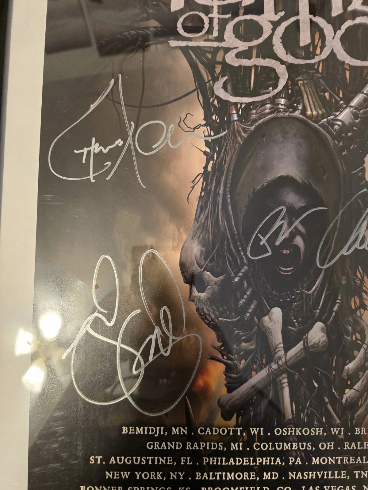 Lamb Of God Signed 13x19 Poster, image 3
