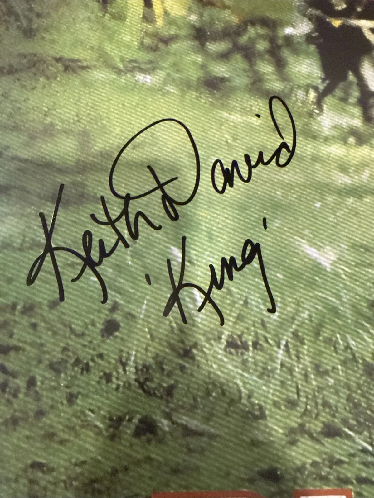 Keith David — Keith David SIGNED Platoon 24x36 Poster War Movie Beckett COA, изображение 2