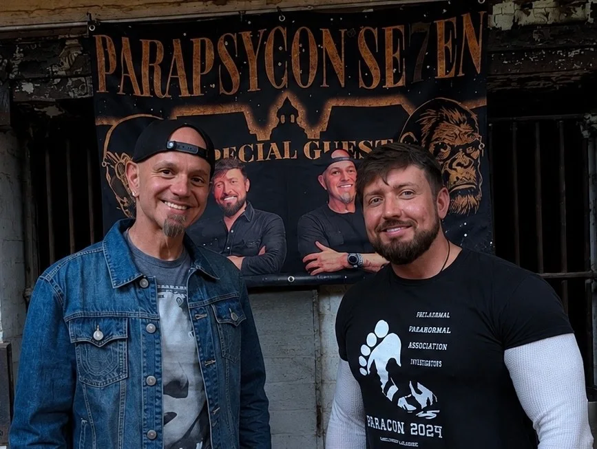 Chris, Mike — Wraith Chasers / ParaPsyCon 2026 Autographed Banner, image 2