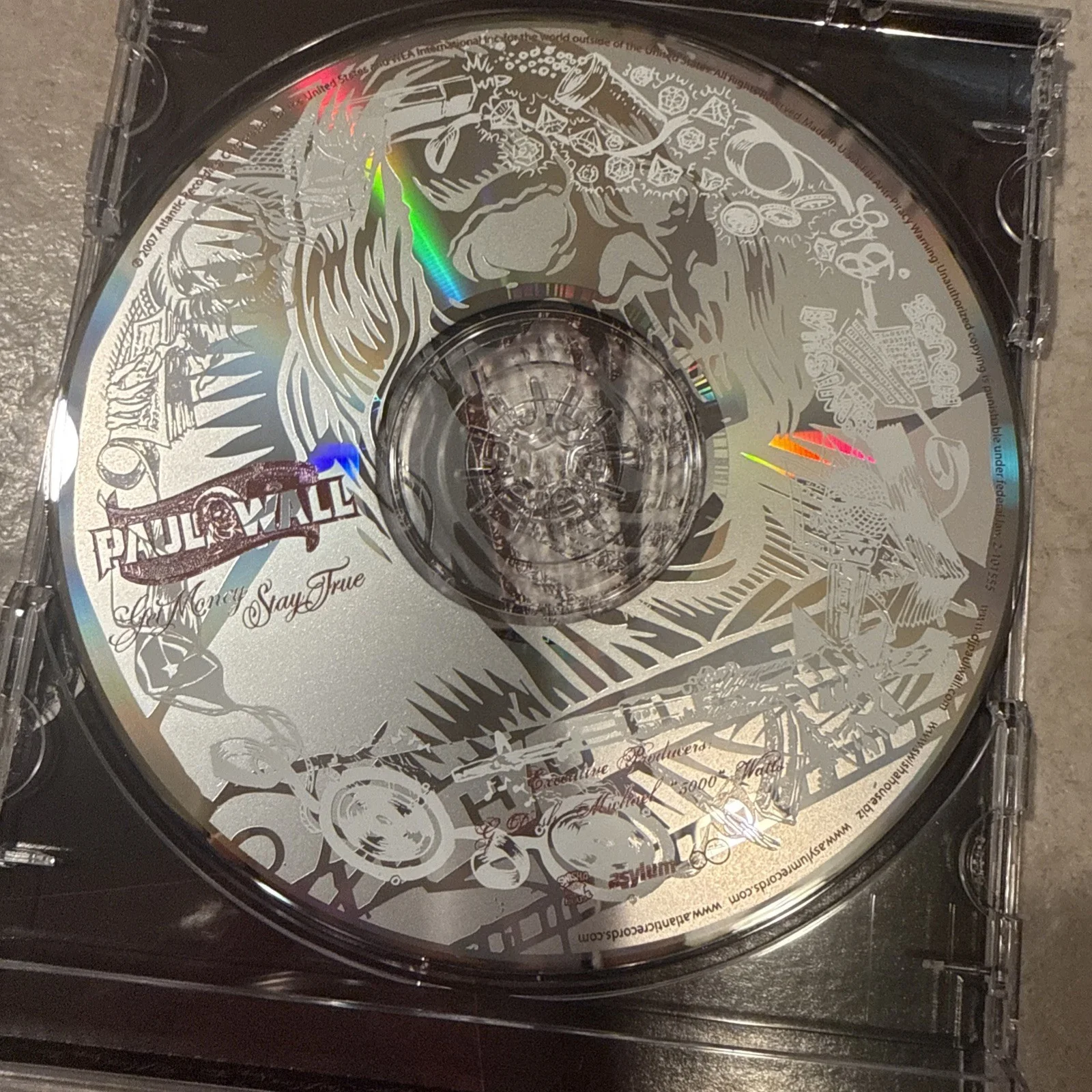 Paul Wall Signed Get Money Stay True CD For Charity Hip Hop Rap, изображение 4
