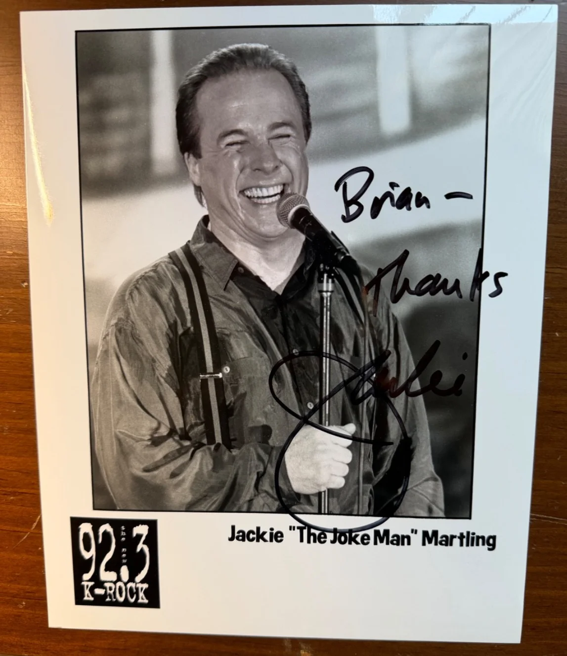 Jackie Martling — Jackie Martling Actor & Comedian Autographed Signed 8X10 Photo "Private Parts"