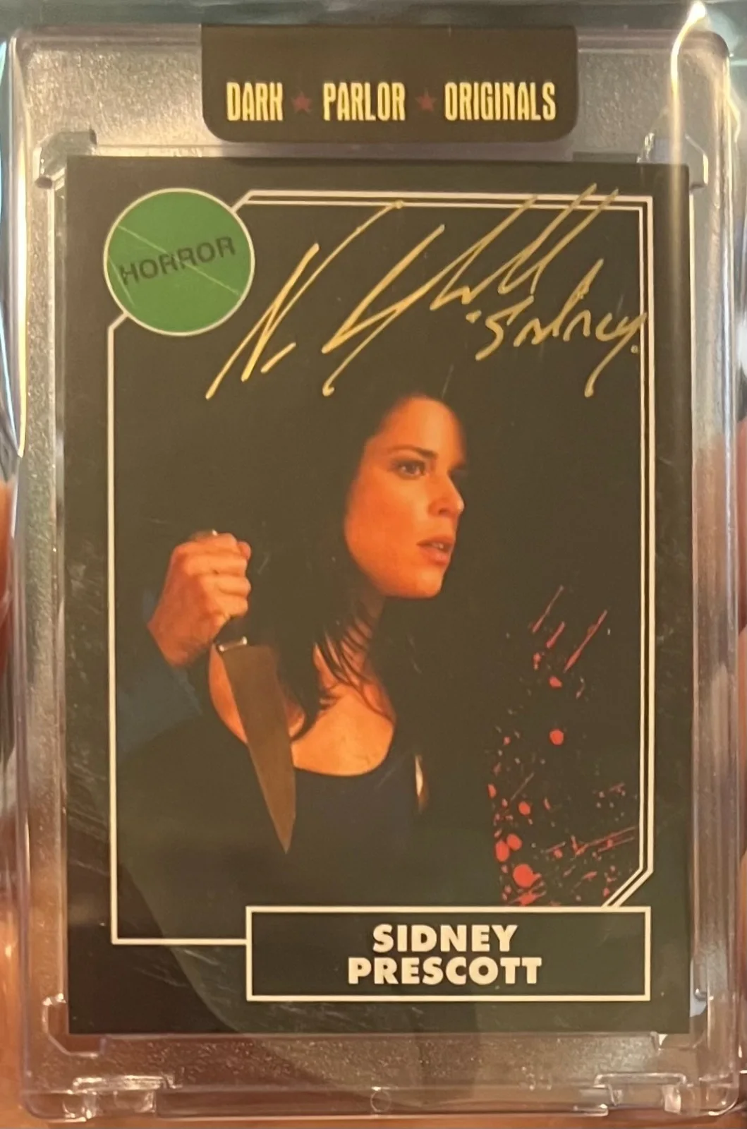 Neve Campbell — Beckett witnessed Neve Campbell as Sidney Prescott in Scream AU