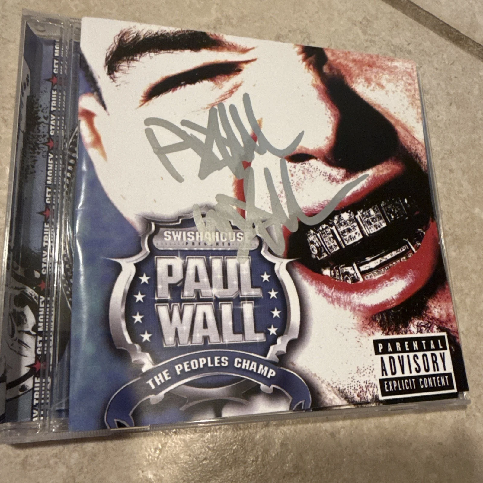 Paul Wall Signed The Peoples Champ CD For Charity Hip Hop Rap, изображение 2