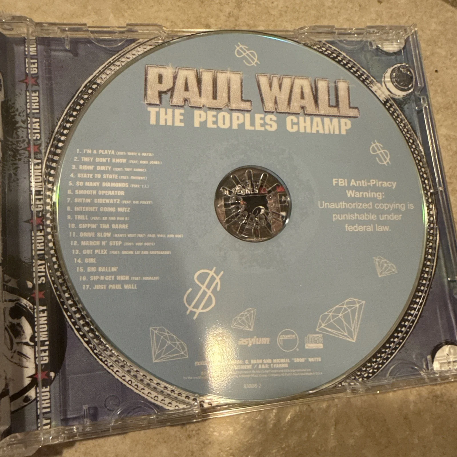 Paul Wall Signed The Peoples Champ CD For Charity Hip Hop Rap, изображение 4