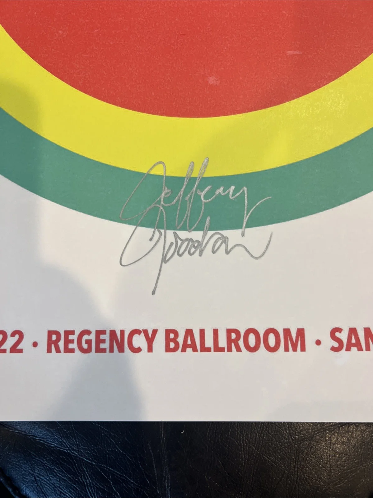 The Band Camino Signed Concert Poster Factory Regency Ballroom San Francisco CA, изображение 3