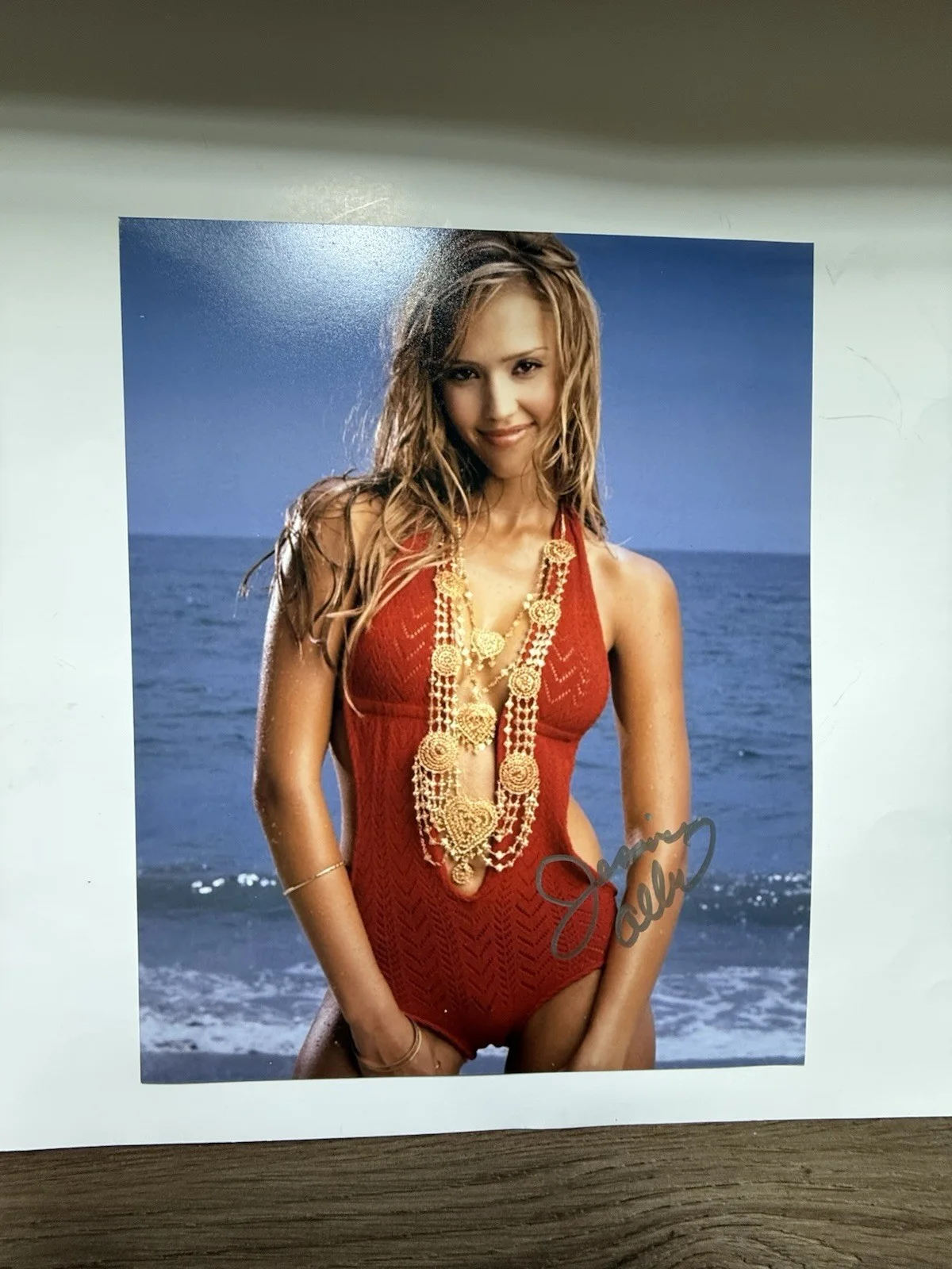 Hot Sexy Jessica Alba Signed 10x8 Photo Authentic Autograph, изображение 2