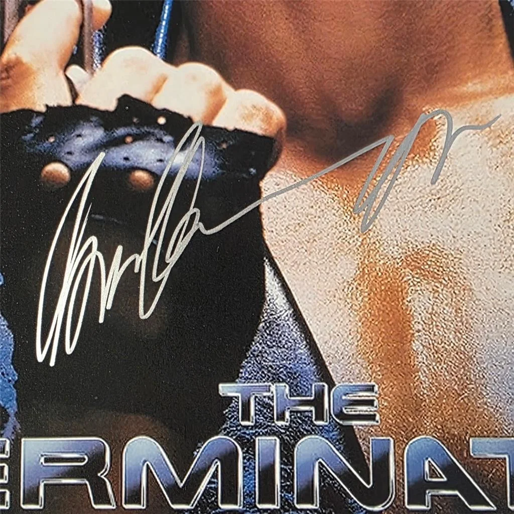 Arnold Schwarzenegger signed The Terminator 11x14 Photo autograph ~ JSA, image 2