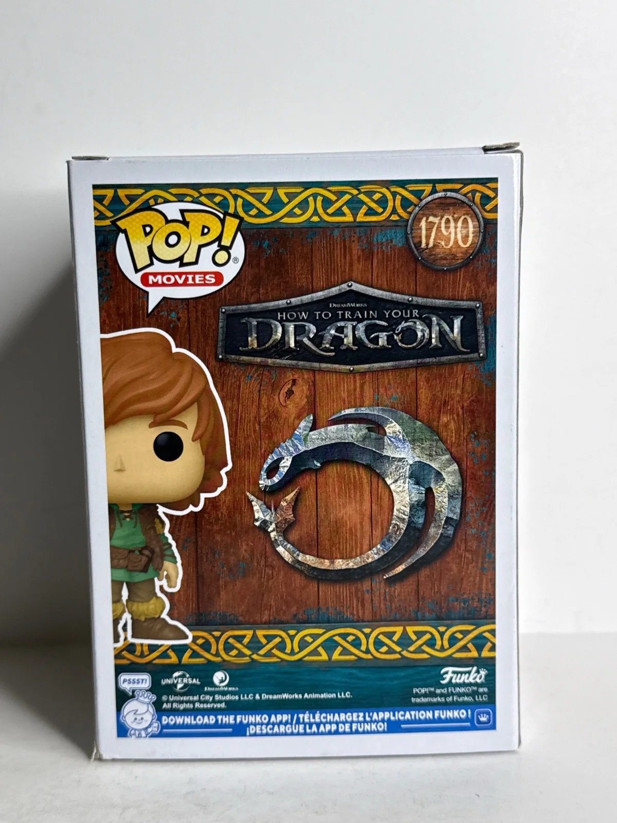 Dean DeBlois — Dean DeBlois Signed Hiccup How To Train Your Dragon Funko #1790 BAS BT97974, image 3