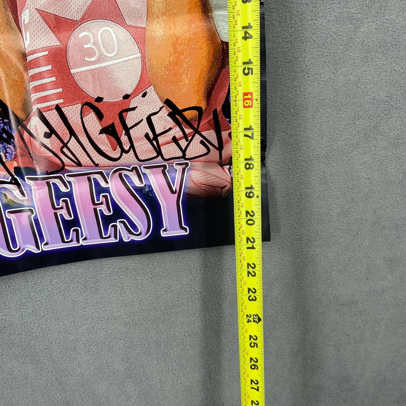 OTXBOYZ Ohgeesy Signed Poster 21x18" Rap Hip Hop Wall Art Autograph, изображение 3