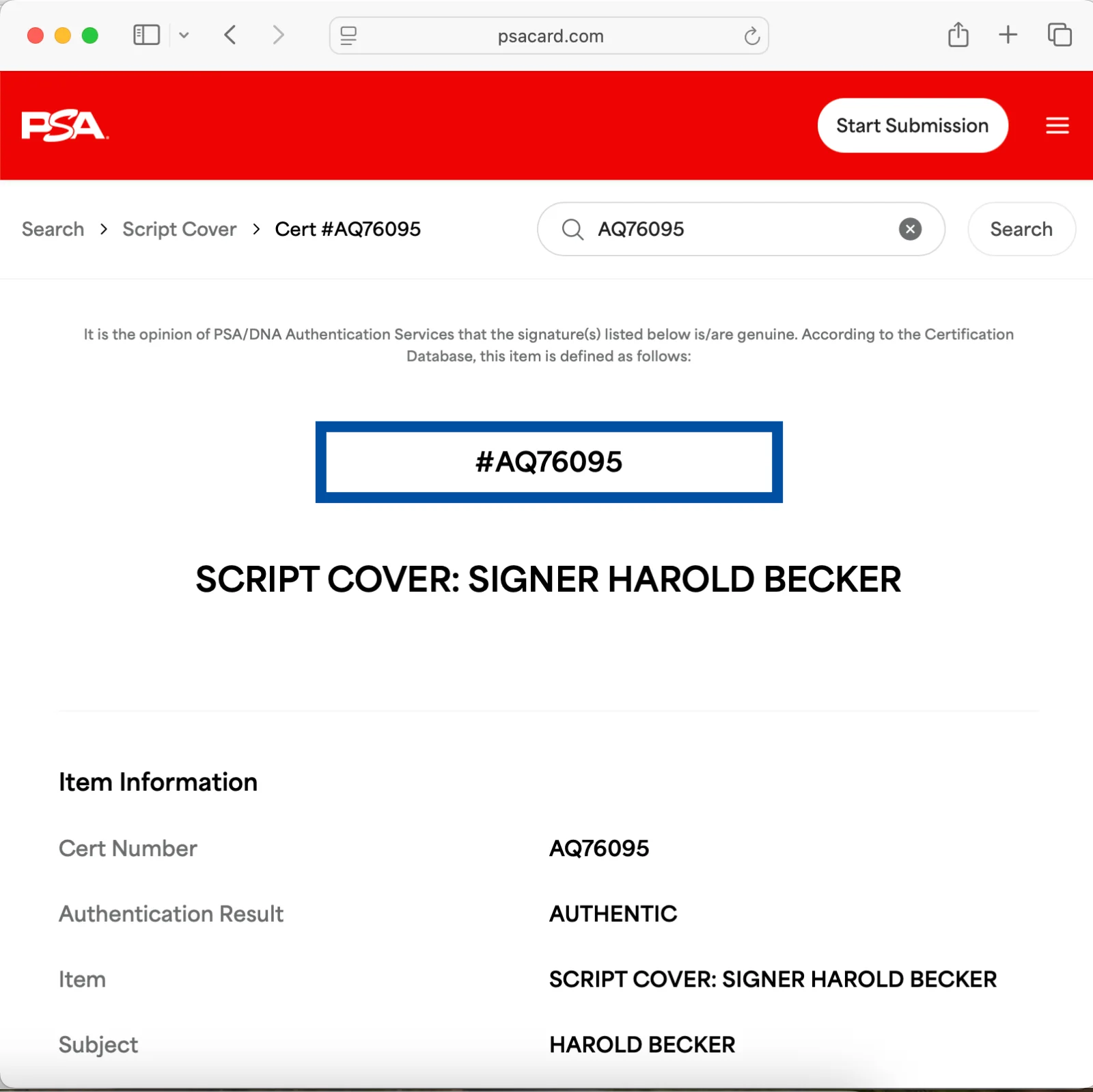 Harold Becker — HAROLD BECKER SIGNED FULL 139 PAGE SEA OF LOVE MOVIE SCRIPT PSA DNA AUTOGRAPH, изображение 3
